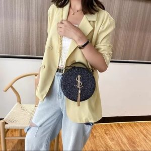 sequin crossbody women bag